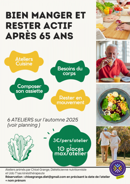 Bien manger et rester actif après 65 ans