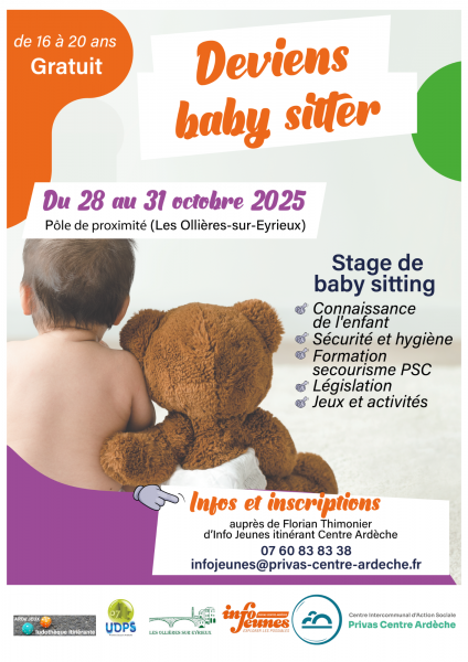 Stage « Deviens Baby sitter »